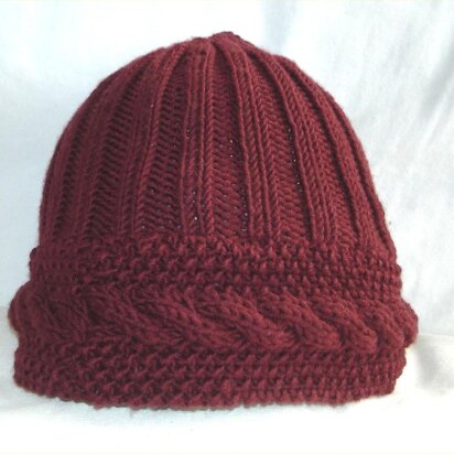 The Cabled Hat - knitting pattern