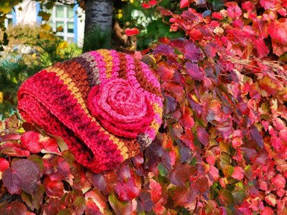 Falling in Rose Hat