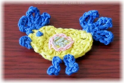 Crochet Rooster Applique Pattern For Easter & Christmas