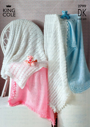 Shawls in King Cole Comfort Baby DK - 2799