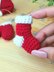 Mini Christmas stocking tree ornament