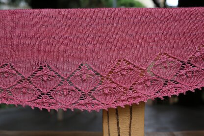 Summer Blooms Shawl