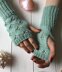 Diamond fingerless gloves