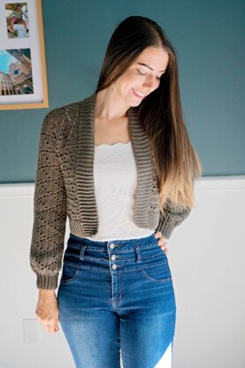 Diamond Crochet Cardigan