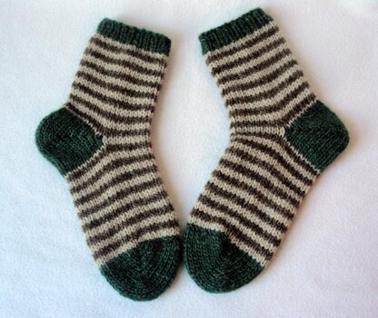 Hunky Guy Socks Knitting pattern by Martha McKeon | LoveCrafts