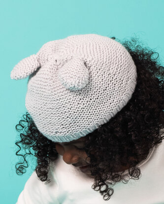 More Ears for Listening Hat - Free Knitting Pattern For Babies and Kids in Paintbox Yarns Baby DK by Paintbox Yarns