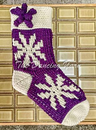 Snowflakes of Christmas Stocking