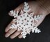 I Love you Snowflake Crochet Pattern For Christmas