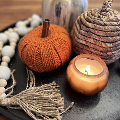 Autumn Pumpkin - knitting pattern