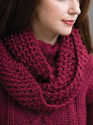 Wine Country Cowl in Tahki Yarns Aria