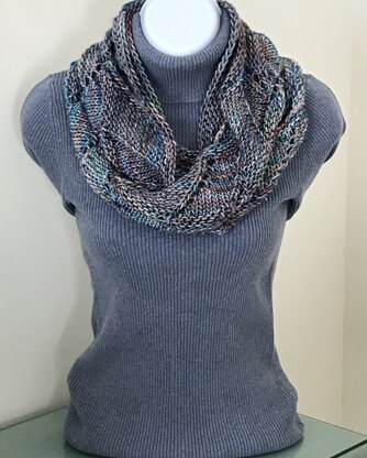 Blue Infinity Scarf