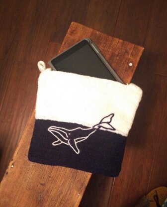 Felted Pike Pouch/Clutch