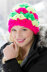 Shell Power Beanie in Red Heart Vivid - LW3626EN - Downloadable PDF