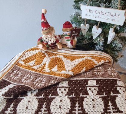 HoHoHo Blanket & Table Settings