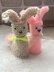 DK knitting pattern easy beginner garter stitch Easter creme egg bunny