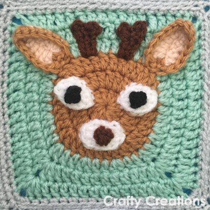 Deer Granny Square