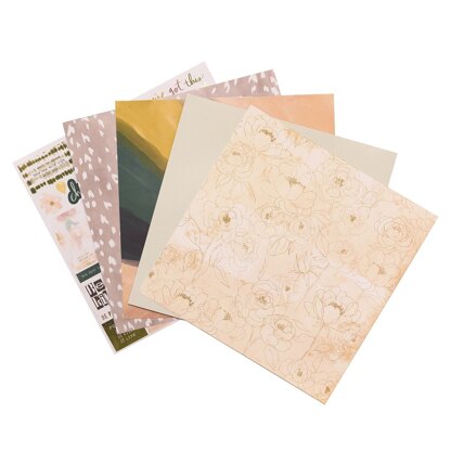 American Crafts Heidi Swapp - Care Free Project Pad 12"X12"