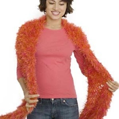 Speed Stix 2-hour wrap in Lion Brand Homespun and Fun Fur - 50934