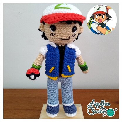 Ash Ketchum from Pokemon Crochet Pattern