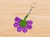Crochet Flower Keychain – PDF Pattern + Video Tutorial