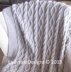 Diamonds and Cables Blanket/Afghan/Throw
