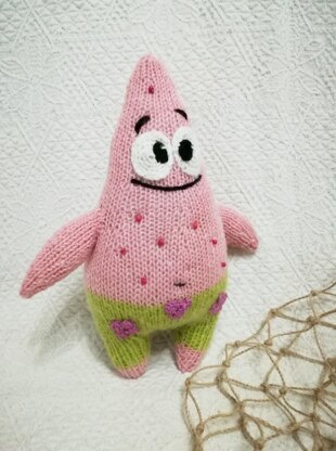 Knitted Patrick Star