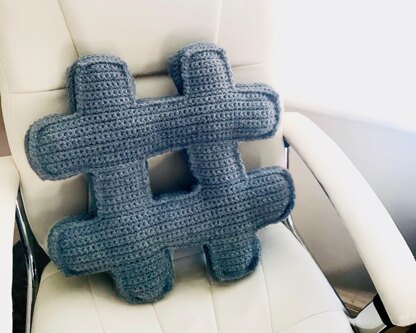 The Hashtag Cushion