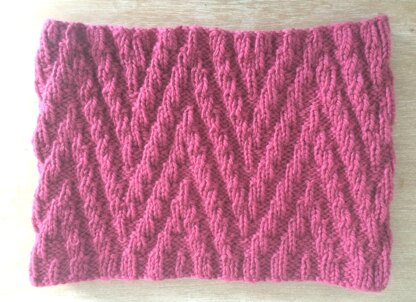 Chunky Chevron Cowl