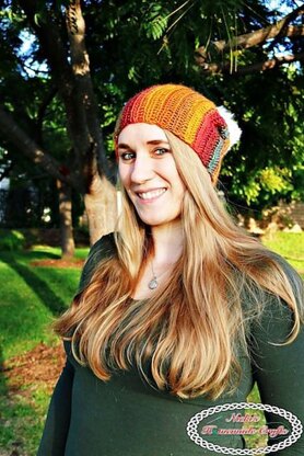 Sunset Striped Hat