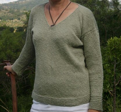 ELIA NOBELINE, jumper in linen/cotton