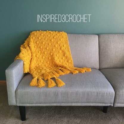 Pop of color Throw Blanket