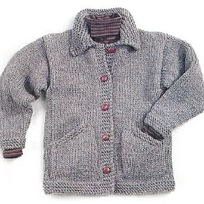 3-Season Sweater Jacket in Lion Brand Wool-Ease Thick & Quick - 10181-3 - knitting pattern