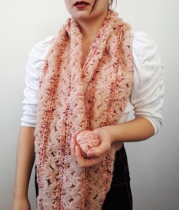 Butterfly infinity scarf