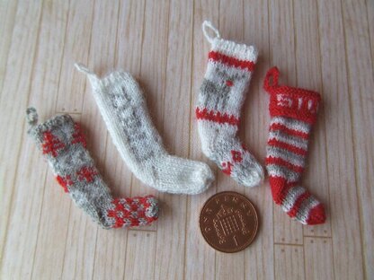 1:12th scale Christmas stockings