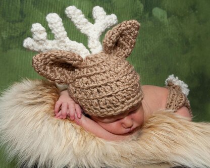Deer Baby Hat Diaper Cover