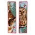 Vervaco Owl And Deer Set Of 2 Bookmark Cross Stitch Kit - 6 x 20 cm