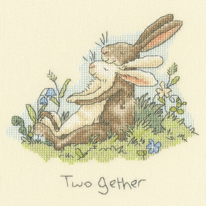 Bothy Threads TwoGether Cross Stitch Kit - 16 x 16cm