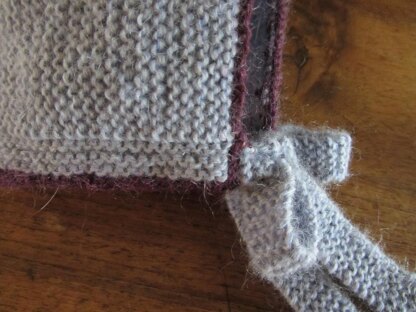 Garter Stitch Baby Bonnet