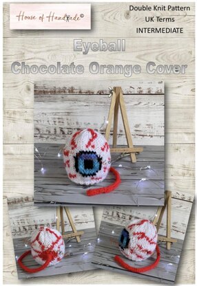 Eyeball Chocolate Orange Cover Knitting Pattern