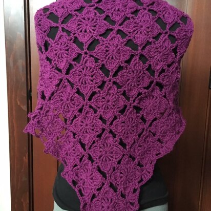 Valentines Crochet Shawl