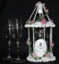 Champagne Birdcage Wedding Wine Bottle Decoration