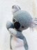 Osi, the Koala, amigurumi hand puppet