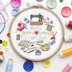Bothy Threads My Craft Den Cross Stitch Kit - 17.5cm circle