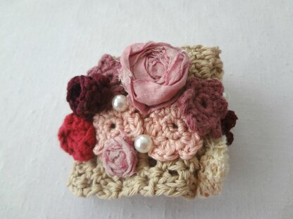 Shabby Chic FLower Bracelet