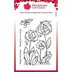 Woodware Clear Singles Flower Blooms Stamp 4in x 6in