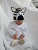 New Born Baby Zebra Hat