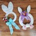 Crochet Bunny Wreath