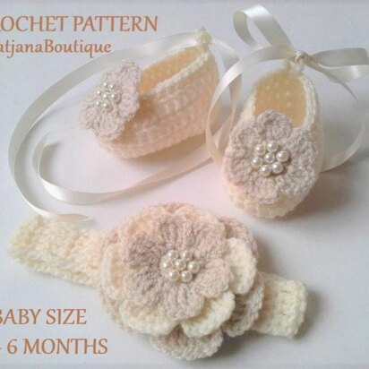 Baby Headband and Booties