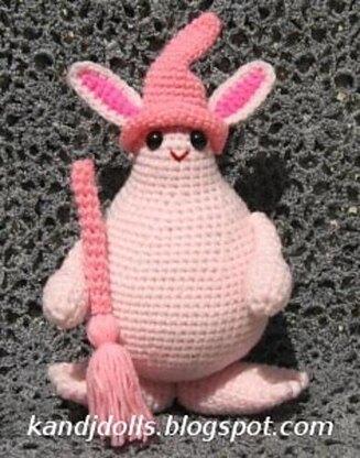 The Pink Rabbit Monster Witch