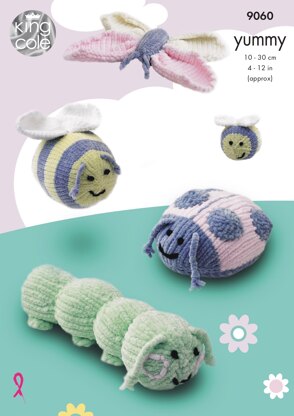 Yummy Bugs in King Cole Yummy - 9060 - Downloadable PDF